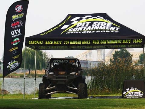 Canopy with custom printed graphics