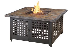 Outdoor fire pit table